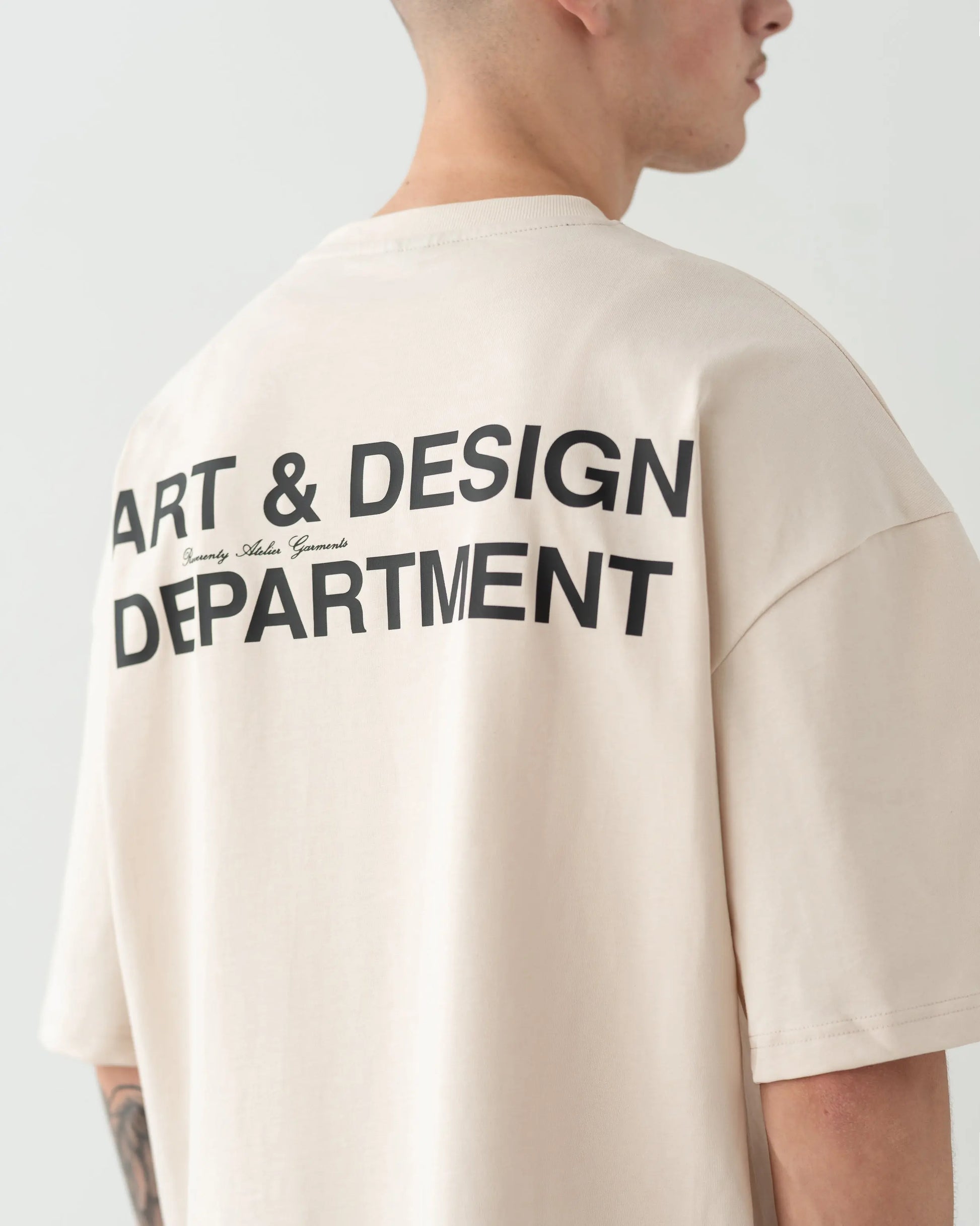 ART & DESIGN OVERSIZED SHIRT CREAM - REVERENTY