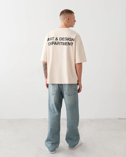 ART & DESIGN OVERSIZED SHIRT CREAM - REVERENTY