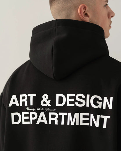 ART & DESIGN HOODIE BLACK - REVERENTY