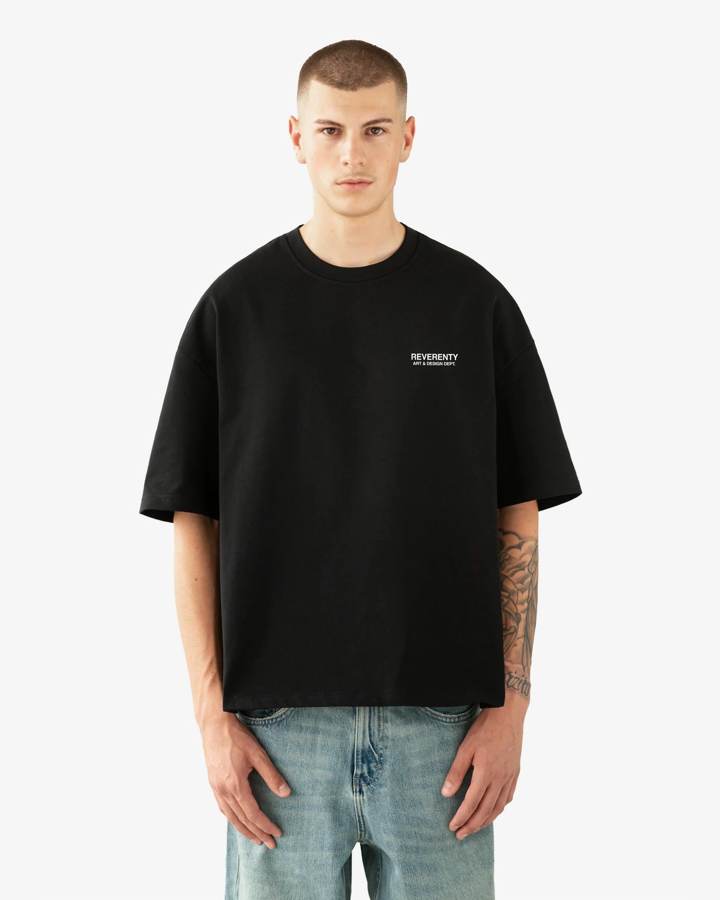ART & DESIGN OVERSIZED SHIRT BLACK - REVERENTY