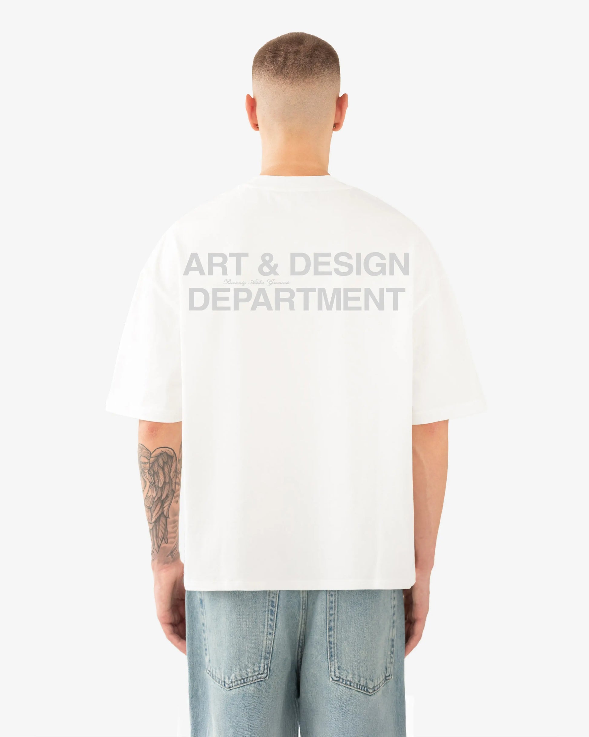 ART & DESIGN OVERSIZED SHIRT WHITE - REVERENTY