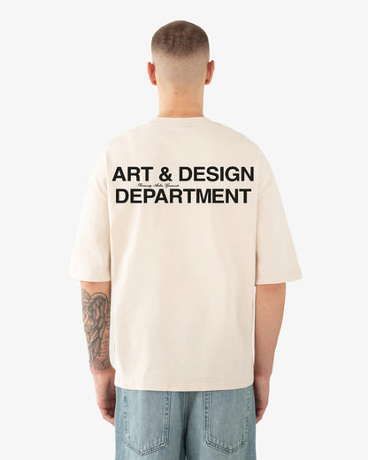ART & DESIGN OVERSIZED SHIRT CREAM - REVERENTY