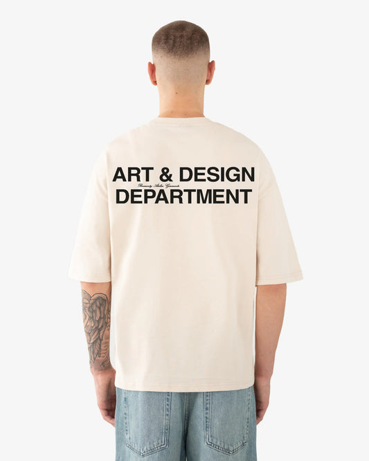 ART & DESIGN OVERSIZED SHIRT CREAM - REVERENTY