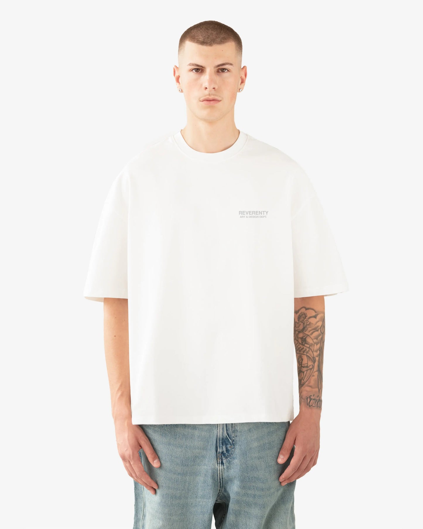 ART & DESIGN OVERSIZED SHIRT WHITE - REVERENTY