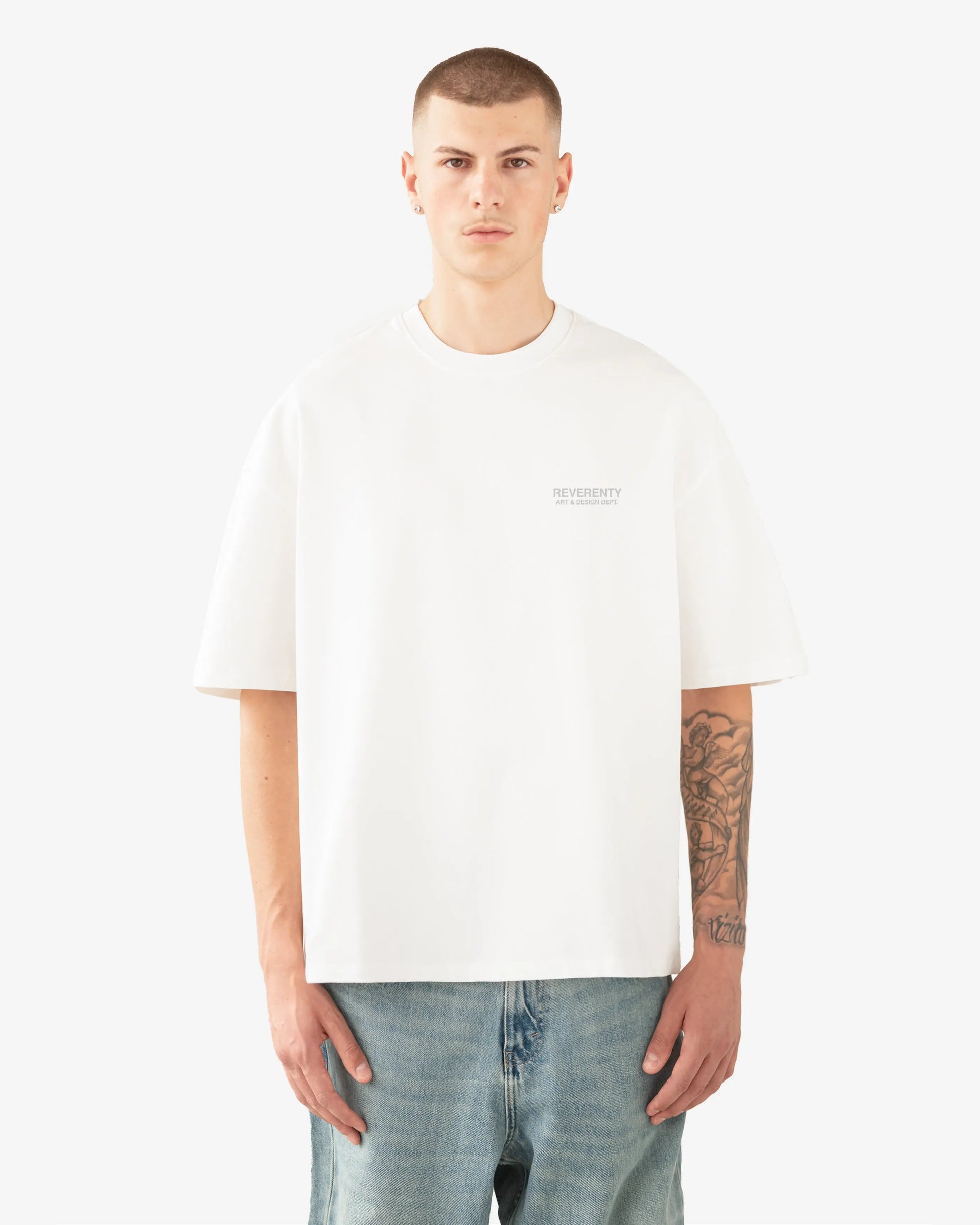 ART & DESIGN OVERSIZED SHIRT WHITE - REVERENTY