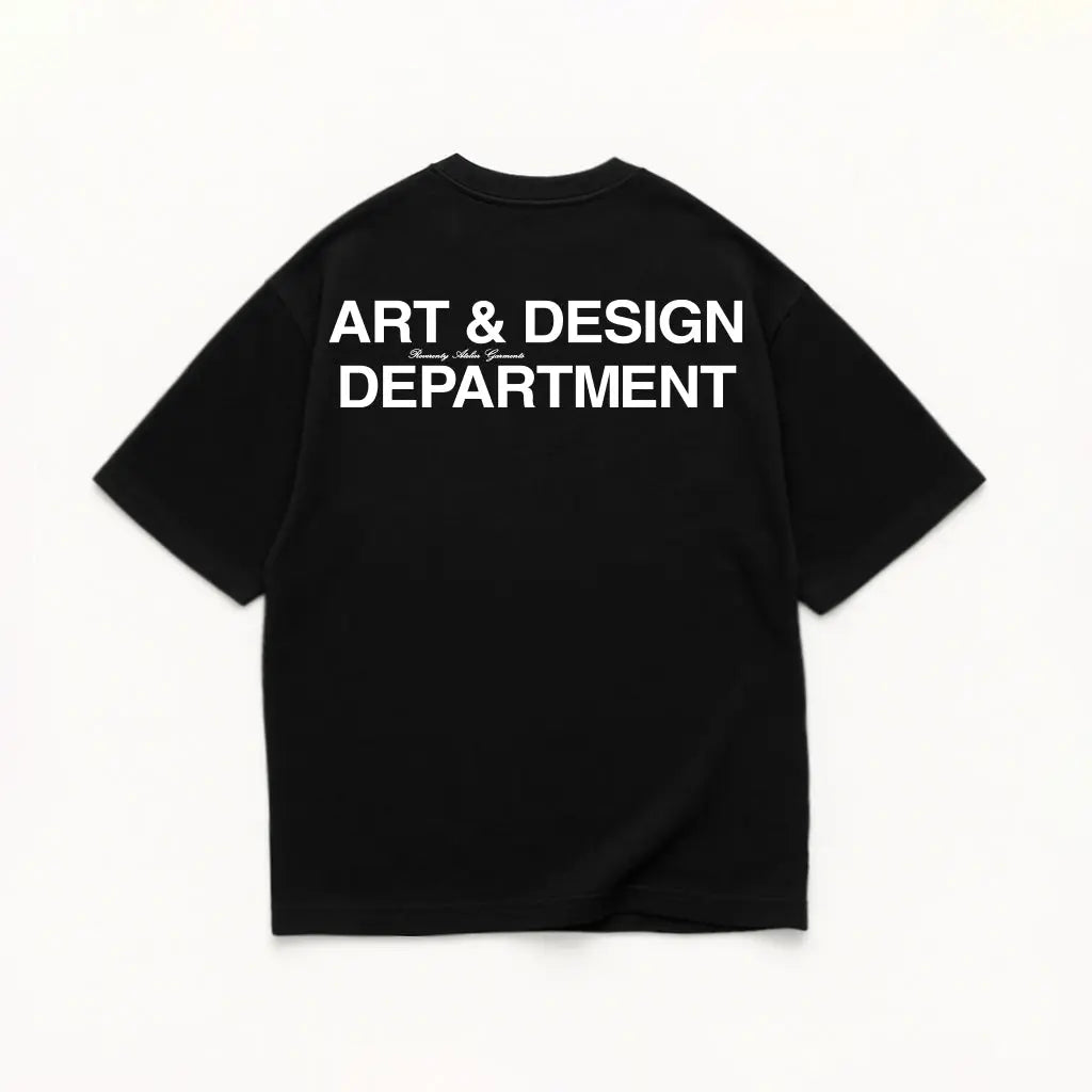 ART & DESIGN OVERSIZED SHIRT BLACK - REVERENTY