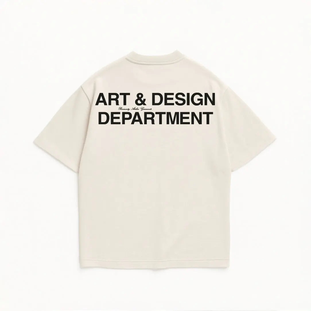 ART & DESIGN OVERSIZED SHIRT CREAM - REVERENTY