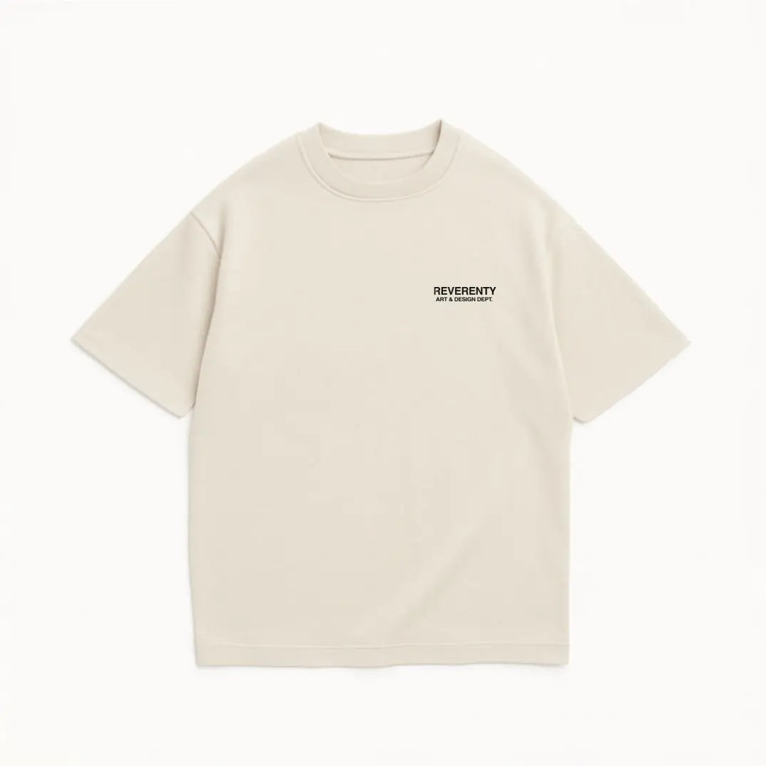 ART & DESIGN OVERSIZED SHIRT CREAM - REVERENTY