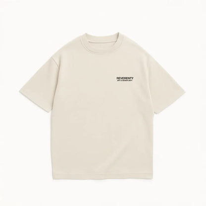 ART & DESIGN OVERSIZED SHIRT CREAM - REVERENTY