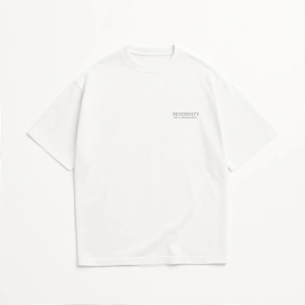 ART & DESIGN OVERSIZED SHIRT WHITE - REVERENTY