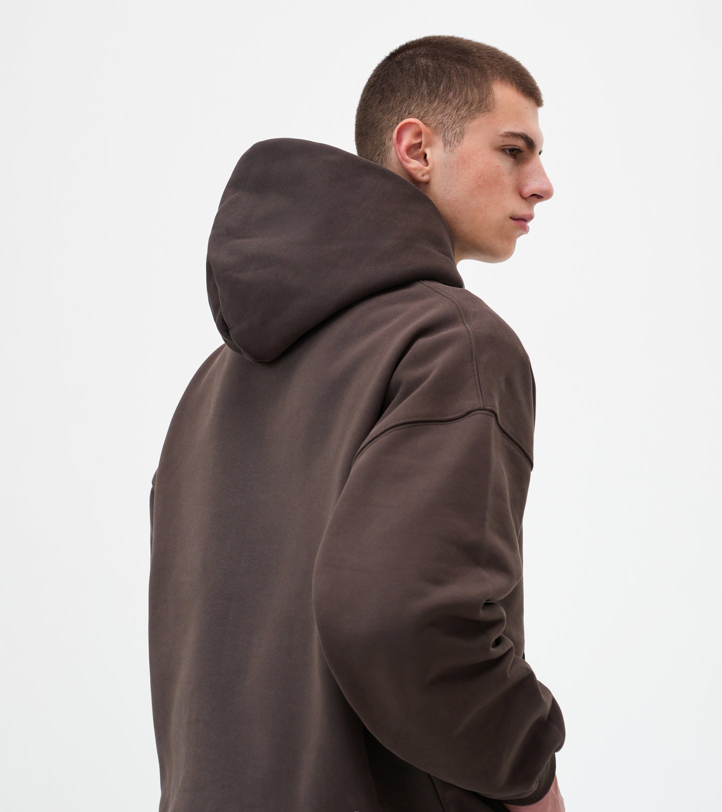 REV HOODIE CHOC BROWN - reverenty