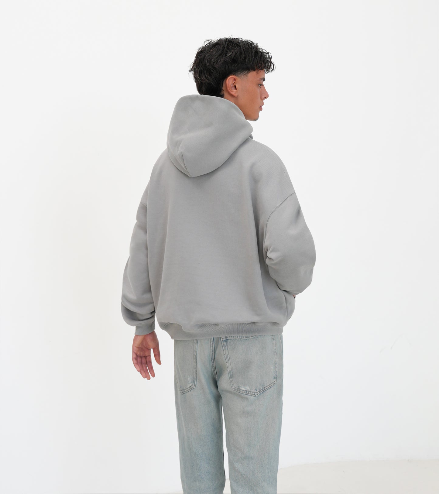 REV HOODIE GRAY FLANNEL - reverenty