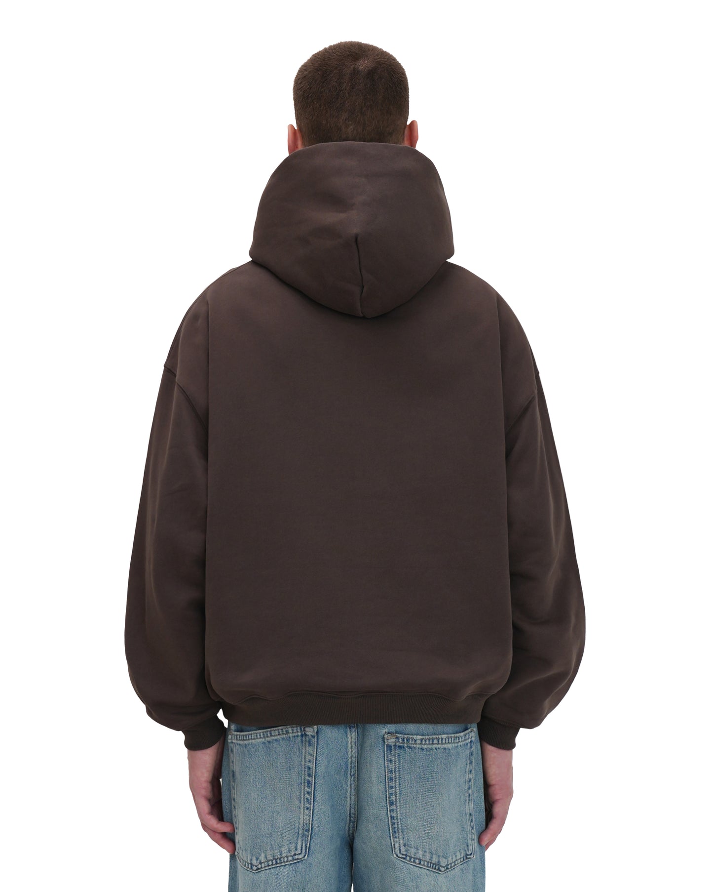 REV HOODIE CHOC BROWN - reverenty