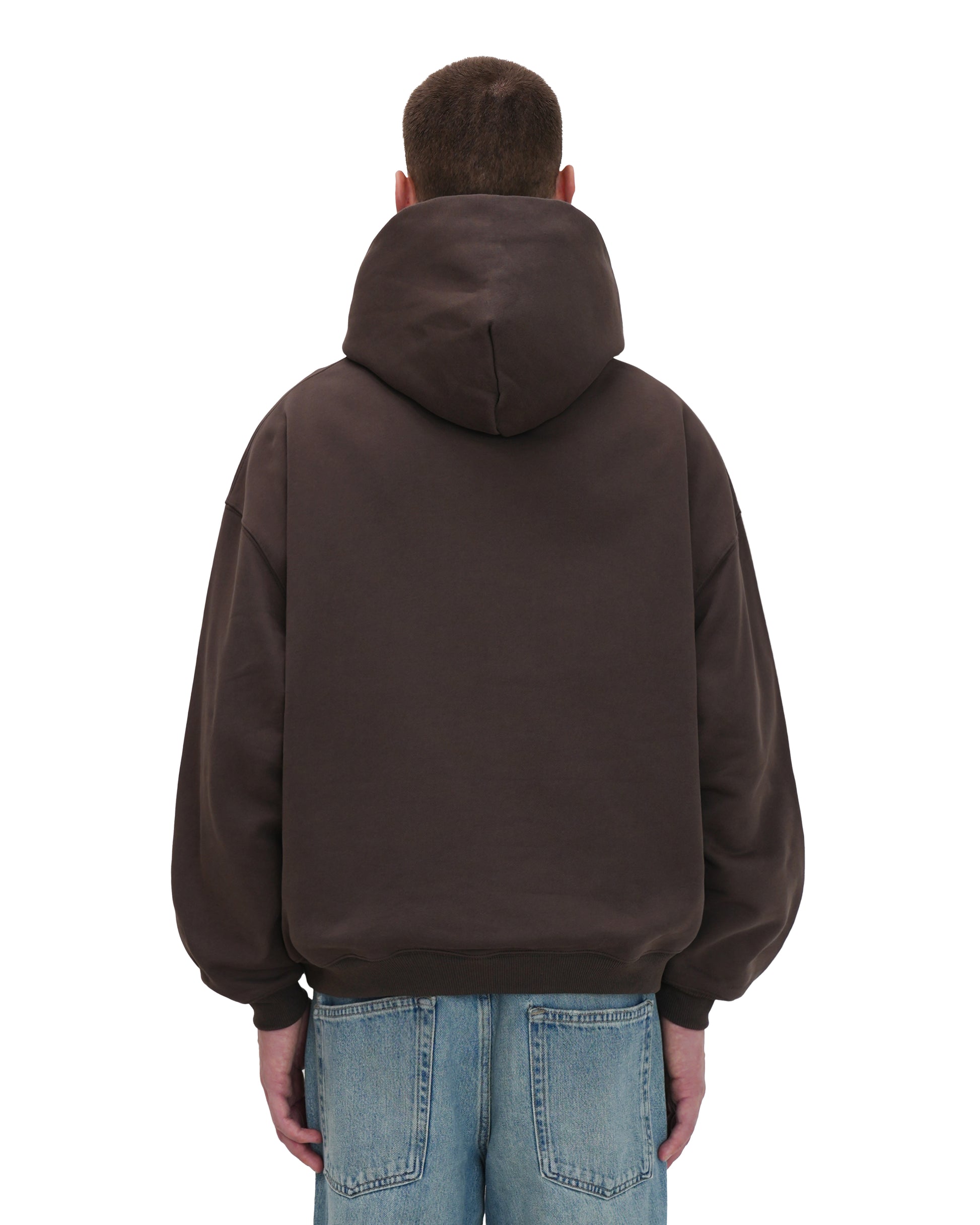 REV HOODIE CHOC BROWN - reverenty