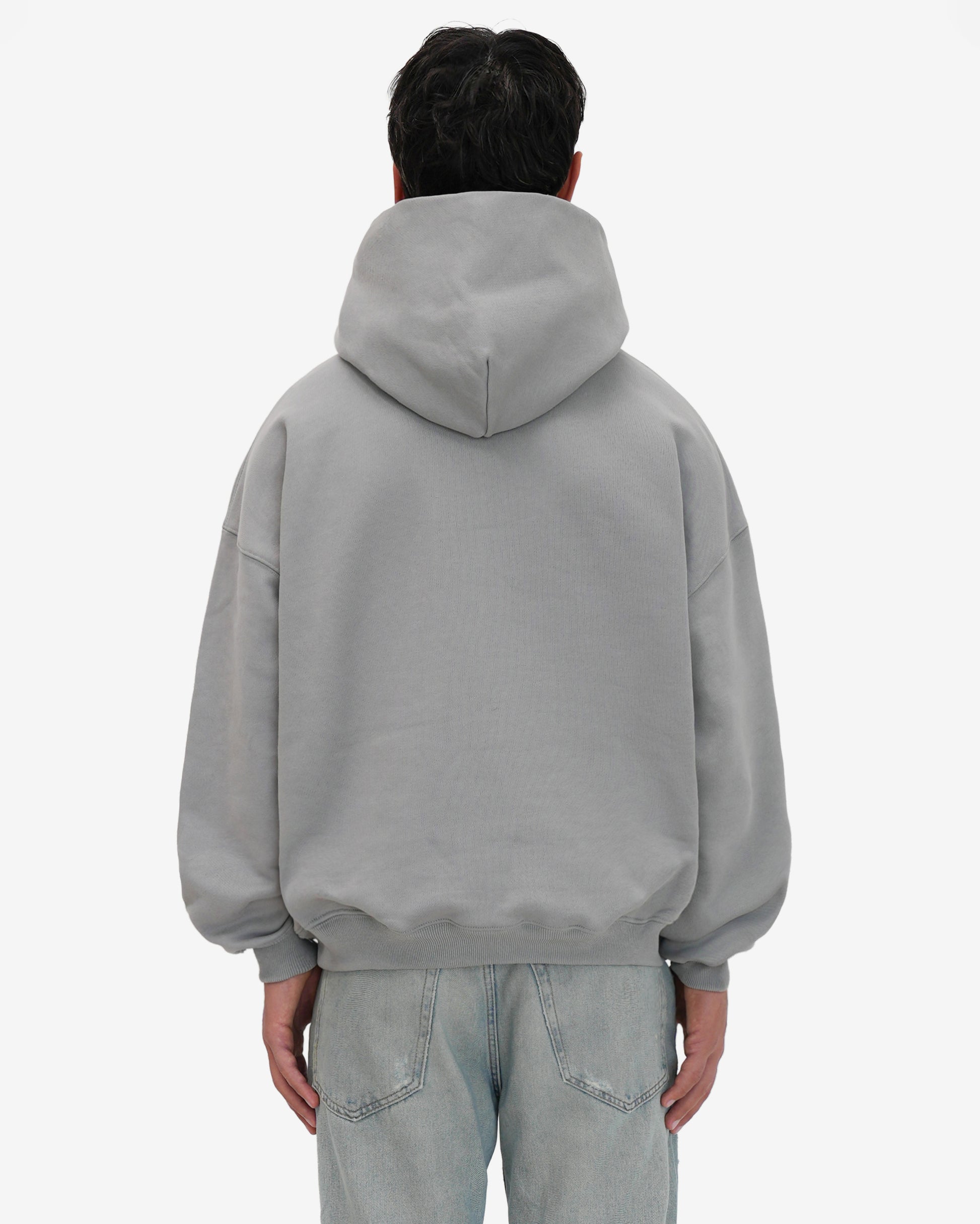 REV HOODIE GRAY FLANNEL - reverenty