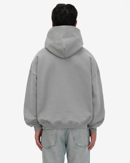 REV HOODIE GRAY FLANNEL - reverenty