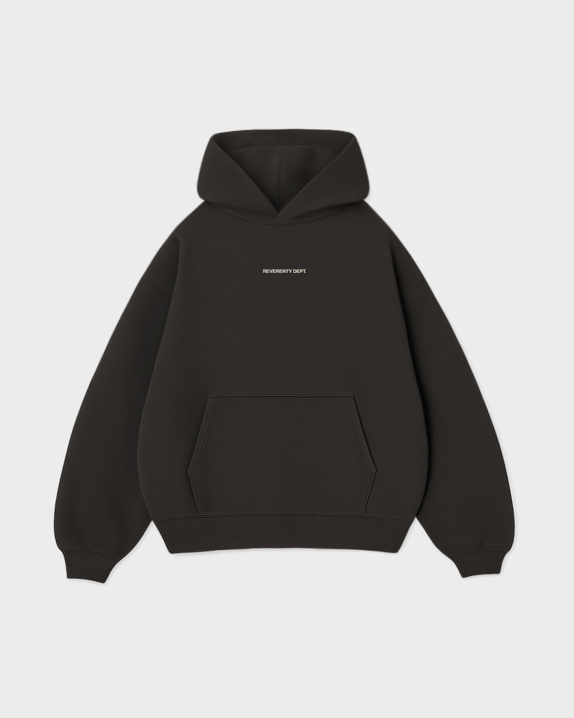 REV HOODIE CHOC BROWN - reverenty