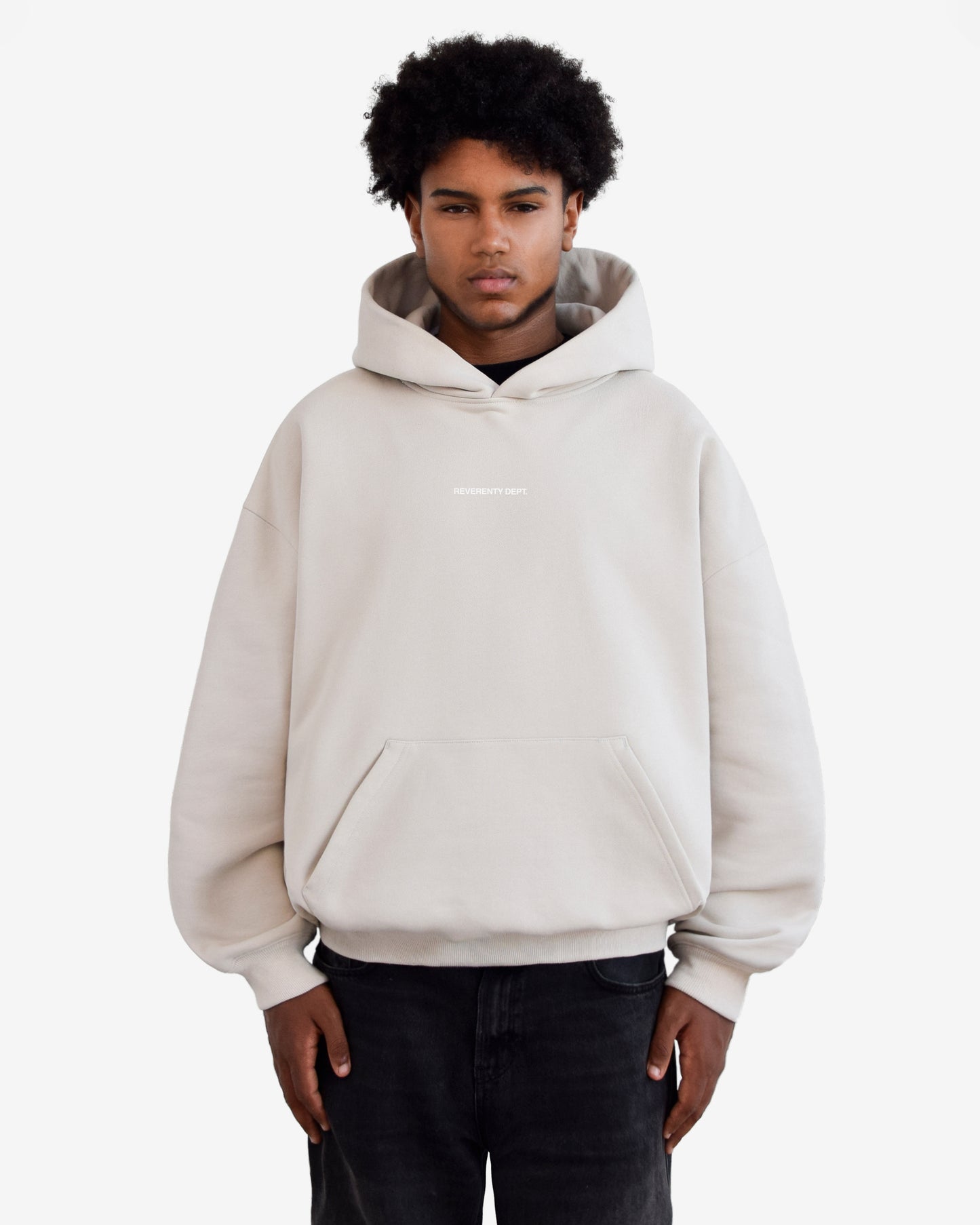 REV HOODIE BONE - REVERENTY