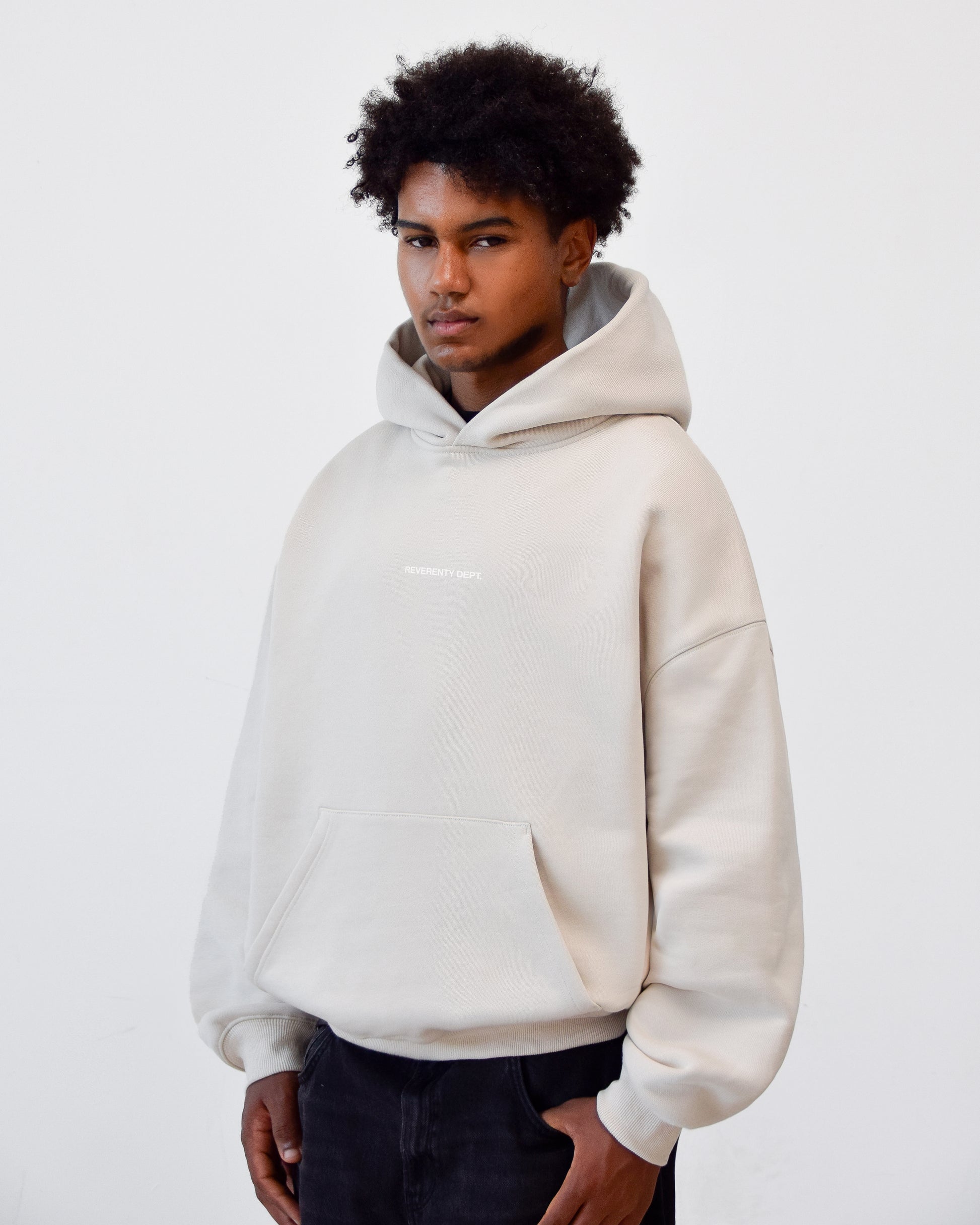 REV HOODIE BONE - REVERENTY