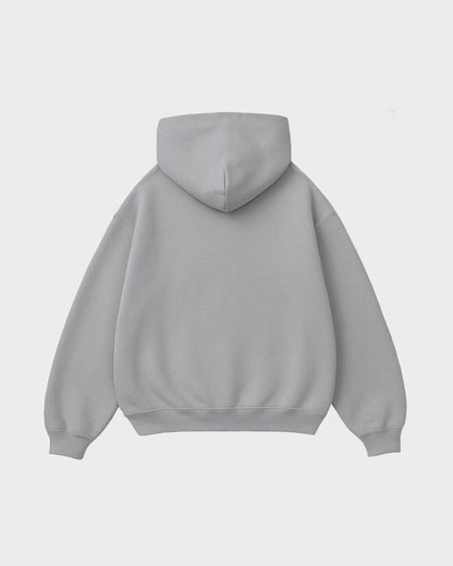 REV HOODIE GRAY FLANNEL - reverenty