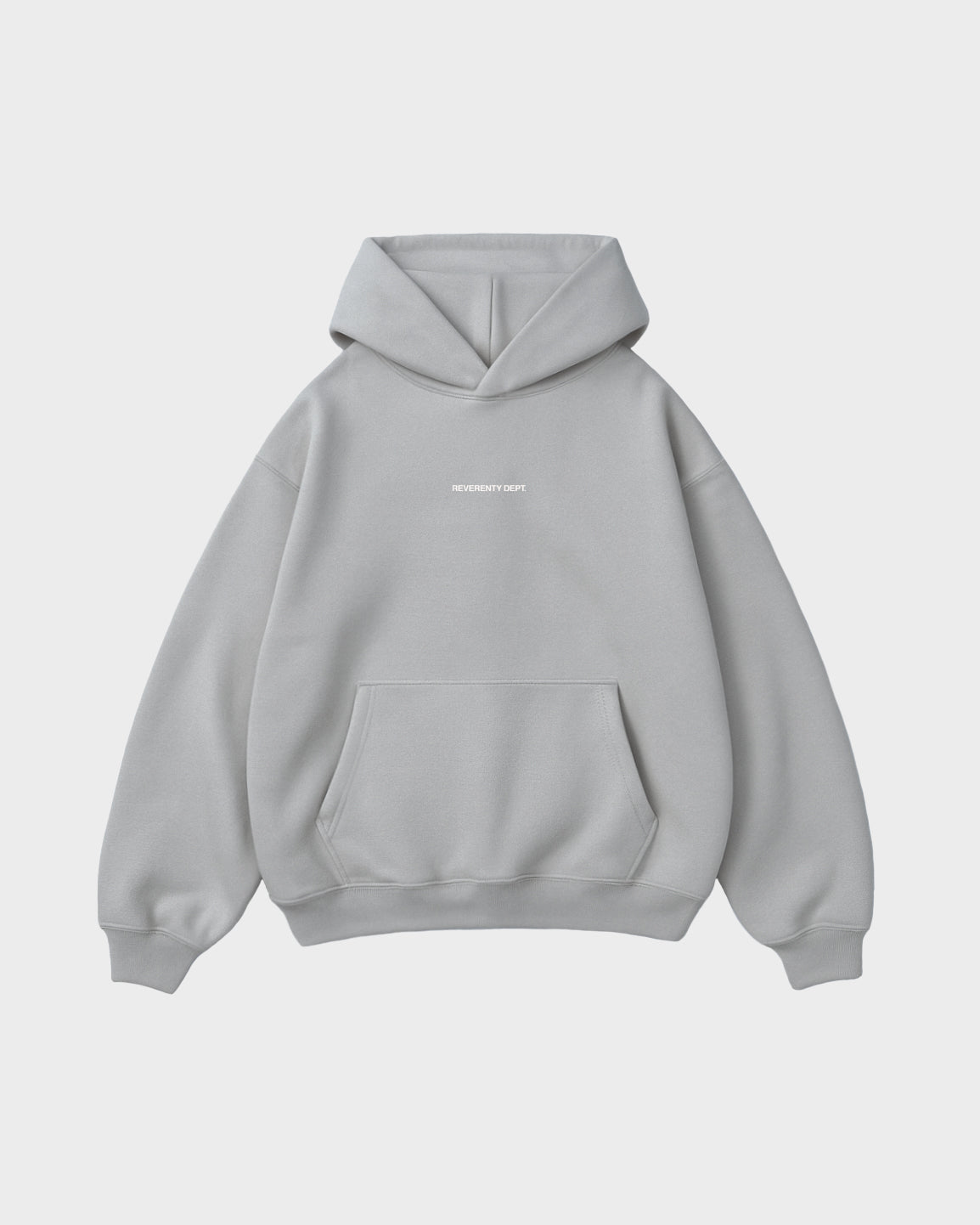 REV HOODIE GRAY FLANNEL - reverenty