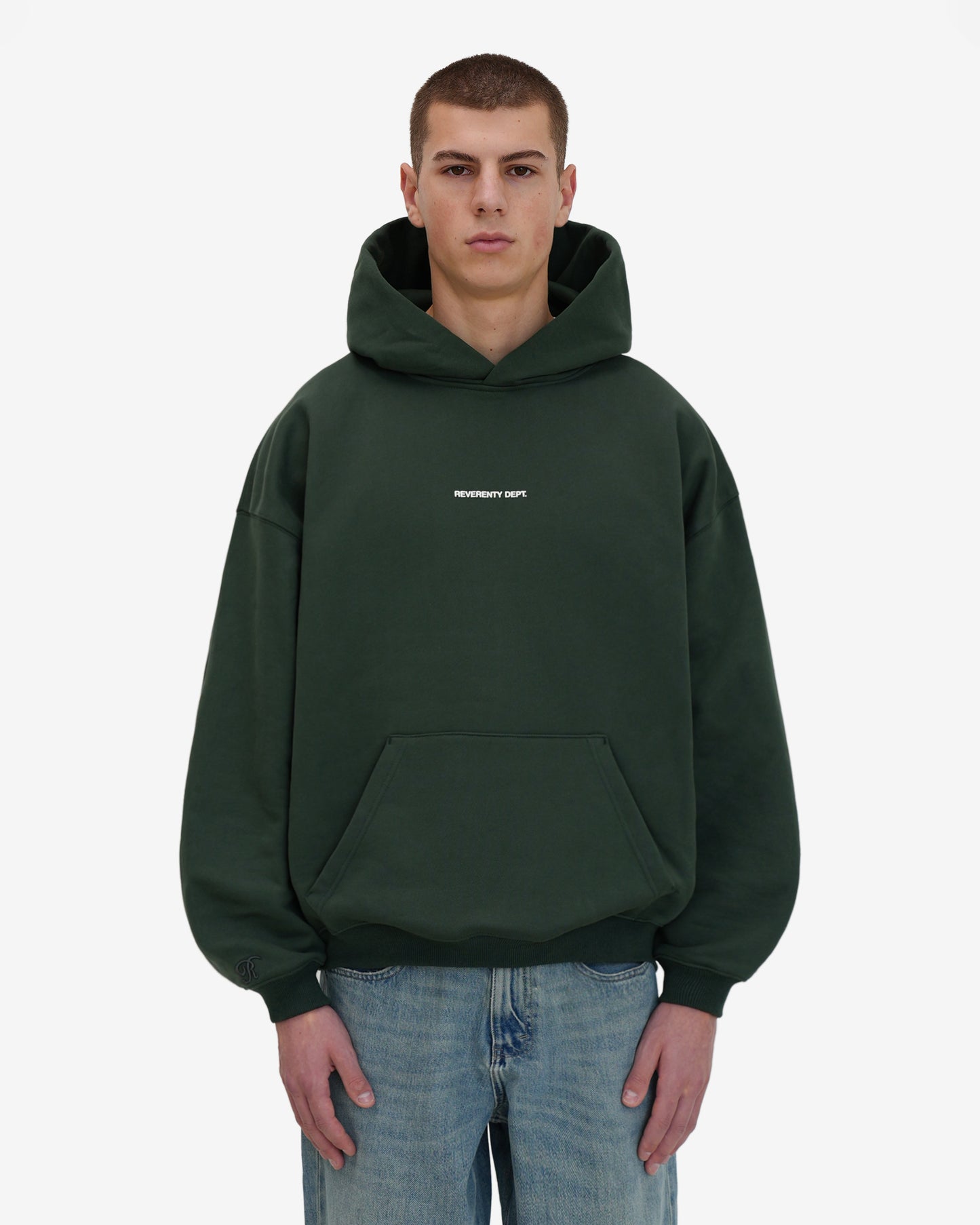 REV HOODIE PINE GREEN - REVERENTY