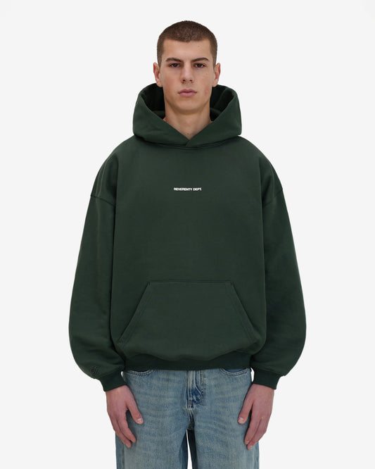 REV HOODIE PINE GREEN - REVERENTY